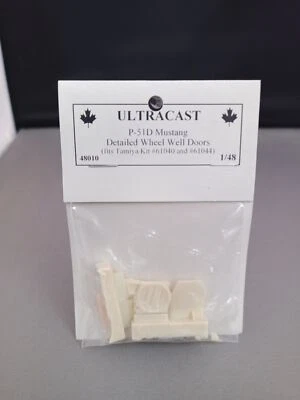 Ultracast #48010 1/48 - P-51D Mustang Detailed Wheel Well Doors - Image 1 of 2