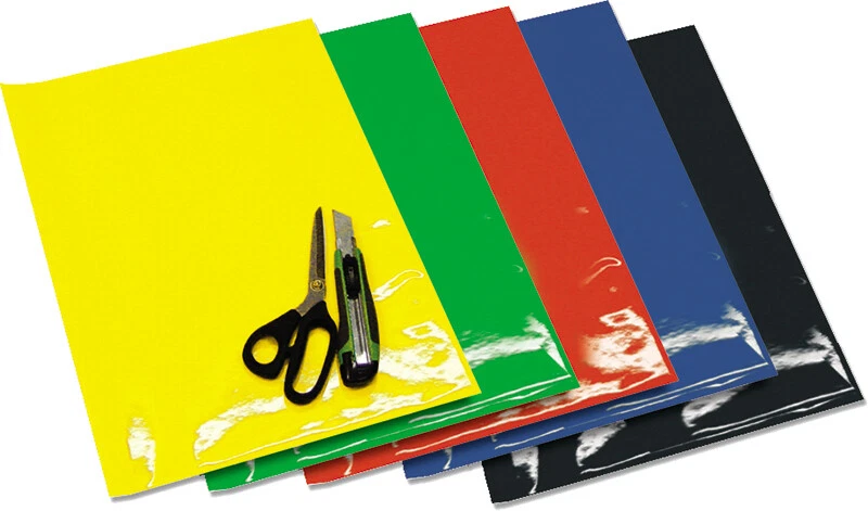 kit fogli adesivi crystall 47x33 cm pellicole protettive Blackbird trasparente