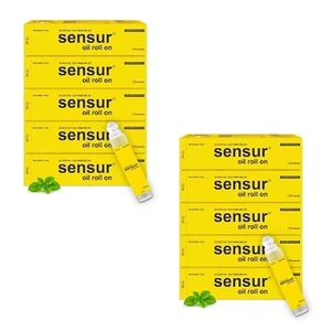 Sensur & Natural Pain Relief Oil Roll On Ayurvedic Formula 10ml Pack of 10 - Picture 1 of 6