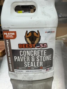 Beest USA PS-8700 Concrete Paver & Stone Sealer Wet Look Satin Finish 1 Gal - Picture 1 of 5