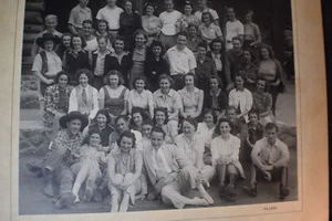 Hidden Valley Dude Ranch Lake Luzerne NY Group Photo - Picture 1 of 4