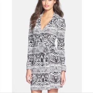 Diane Von Furstenberg Women’s New Jeanne Two Printed Wrap Dress Size 8 - Picture 1 of 16