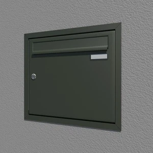 Briefkastenanlage Unterputz 1- tlg. verschiedene RAL Farben, Winkelprofil - Bild 1 von 18