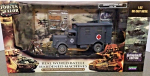 FORCES OF VALOR 80073 1/32 GERMAN FRANCE 4X4 AMBULANCE, DIECAST, 1940 MIB - Picture 1 of 9