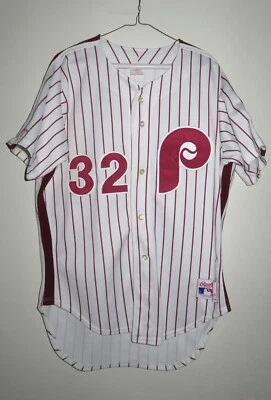 Футболка Rawlings подлинная Steve Carlton No32 Philadelphia Phillies 44 средняя - Изображение 1 из 4
