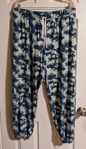 Adore Me Hose L blau Batik Carson lässig bequem Lounge seltener Style - Bild 1 von 5