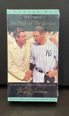 NEW Sealed The Pride Of The Yankees (Gary Cooper as Lou Gehrig) (1969 VHS) Foto 1 de 3