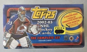 2002-03 Topps Hockey Complete Factory Sealed 330 Card Set w/ PATRICK ROY Reprint - Picture 1 of 6