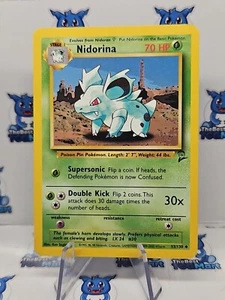 Nidorina 53/130 Base Set 2 Pokemon LP - Picture 1 of 2