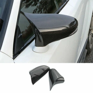 For Lexus IS ES RC CT LS GS Dry Carbon Fiber Ox Horn Rearview Mirror Cover Trim - Picture 1 of 9