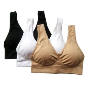 Women's Sexy Seamless Sports Bra High Impact Yoga Bras S M L XL 2XL 3XL XXXXL - Picture 1 of 25