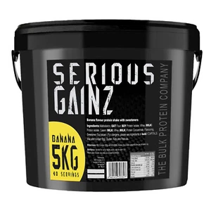 Serious Gainz - 5kg - Strong Mutant Mass Weight Gainer Best Protein Powder Shake - Picture 1 of 16