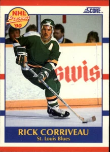 1990-91 Score #396 Rick Corriveau RC - Picture 1 of 2