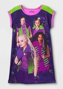 Disney Zombies 2 Nightgown Pajamas Sleep Shirt Girls 6 10 12 14 Halloween M L XL - Picture 1 of 2