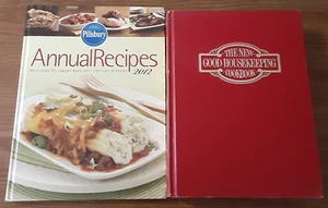HC Cookbook LOT of 2 The New Good Housekeeping 1986 & Pillsbury Annual Recipes - Picture 1 of 21