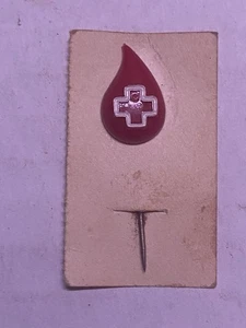 Rotes Kreuz Blutspender Stecknadel Vintage 70er Jahre - Bild 1 von 1