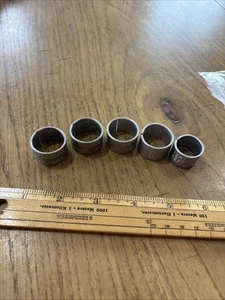 Vintage Pekin IL Ducks Unlimited Novelty Goose Bands 1984-1992 Lot Of 5 - Picture 1 of 7