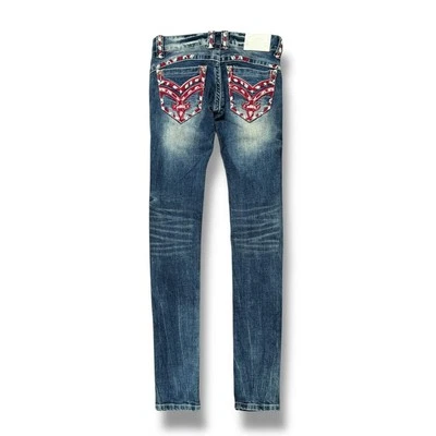 Red Pepper日本刺绣牛仔裤 — 第 1/4 张图片