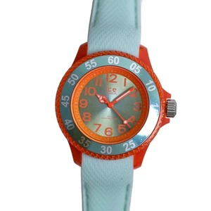 Ice Watch Orange and Blue Aqua Unisex Quarertz Watch Rubber Strap 36mm - Picture 1 of 9