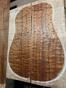 pomelle quartersawn quilted sapele tonewood guitar luthier set back sides - Picture 1 of 10