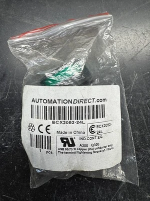 Automation Direct ECX2052-24L LED Luz Piloto Verde 24 VAC/DC Nuevo Foto 1 de 3