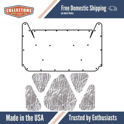 Kit de cubierta Plymouth Belvedere/Satellite AcoustiHood 1966-67 - suave con HeatShiel Foto 1 de 4