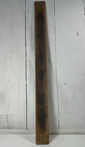 ANTIQUE PRIMITIVE FRENCH BAGUETTE WOOD DOUGH BREAD LOAF BOARD TRAY VTG 42" LONG - Picture 1 of 13