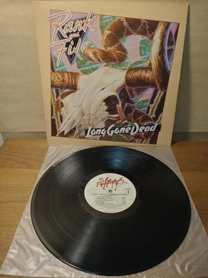 Rank and File - Long Gone Dead LP EX, (1984) Slash Records 1-25087 - Image 1 of 4