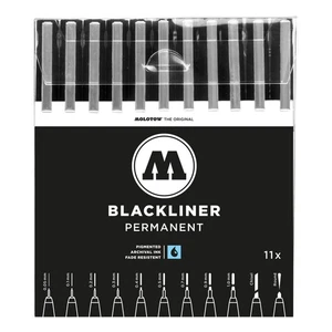 Molotow Blackliner - Complete Set (11 Markers) - Picture 1 of 8