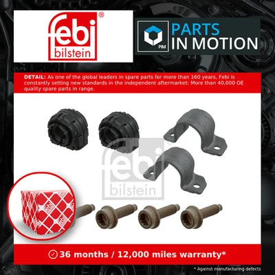 Anti Roll Bar Bush fits VW TIGUAN 5N Rear 1.4 2.0 2.0D 08 to 18 Suspension Febi - Image 1 of 4