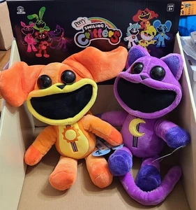 Lote de 2 POPPY PLAYTIME Smiling Critters NUEVO 2025 CatNap & DogDay 12" Peluche Nuevo con Etiquetas - Imagen 1 de 3