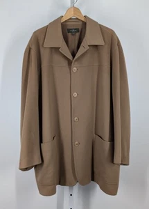 Chaqueta Ermenegildo Zegna Vintage Cachemira Marrón Mínimo Lujo Normcore 54 Italia - Imagen 1 de 7