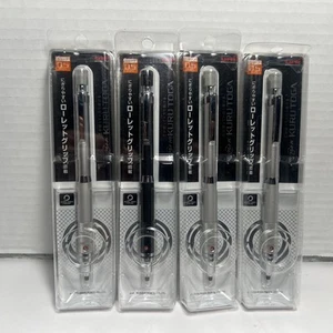 4 Uni kuru toga (3 Silver & 1 Black) 0.5mm mechanical pencil pen Lot Japan NEW - Picture 1 of 7