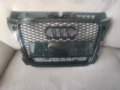 Audi A3 S3 8P FACELIFT honeycomb grill (Black Edition Quattro) — 第 1/4 张图片