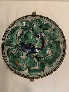 VINTAGE M.A.P. PESARO ITALIENISCHE MAJOLIKA STIL SCHALE 20. JAHRHUNDERT - Bild 1 von 5