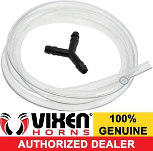 3/8" OD CLEAR PLASTIC HOSE W/ 3-WAY Y BARBED SPLITTER FOR TRAIN/AIR HORN VXK8102 - Picture 1 of 4
