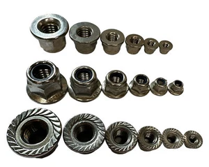 Edelstahl Bundmutter DIN 6926 selbstsichernd M4 - M12 Flansch A2 Sechskant Stop - Bild 1 von 1