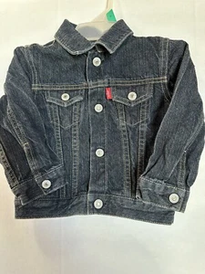 Levi Strauss & Co. Unisex 24 Monate blau Denim Jeansjacke 100 % Baumwolle gebraucht, in einwandfreiem Zustand - Bild 1 von 6