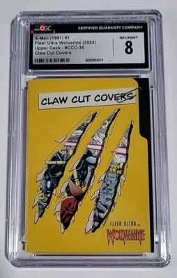 Cubiertas Fleer Ultra Wolverine 2023 corte garra X-Men (1991) #1 #CCC-36 ALPHA 💎8 Foto 1 de 2