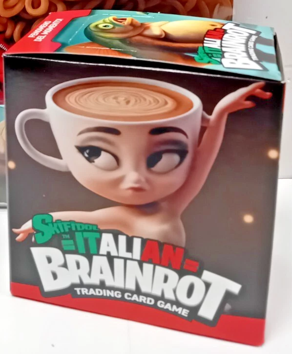 ITALIAN BRAINROT SKIFIDOL TRADING CARD SCATOLA BOX 24 BUSTE CARD-PRONTA CONSEGNA