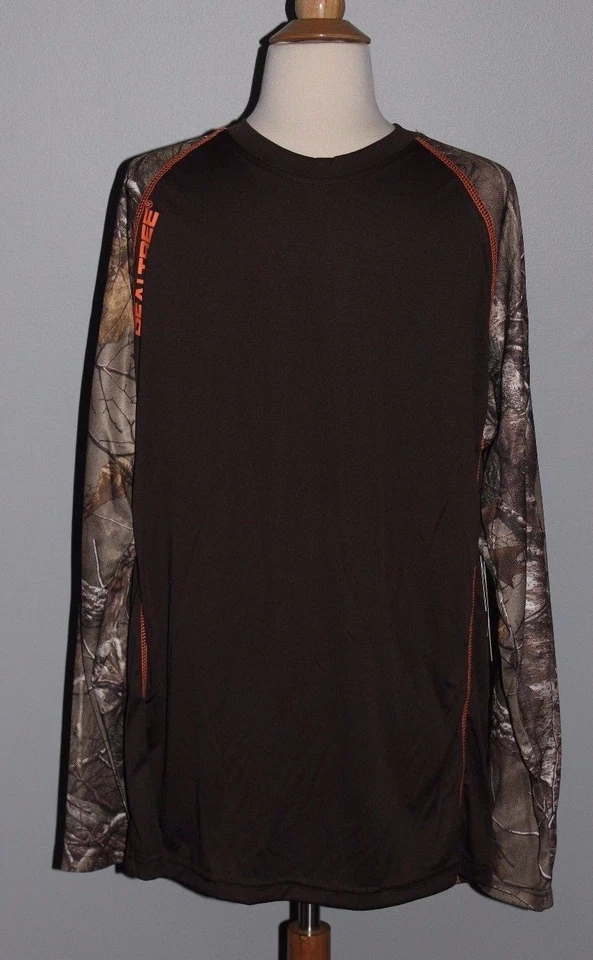 NEW Men's Hunting Shirt REALTREE Xtra Polyester Knit Long Sleeve Camo M L XL - Image 1 of 2
