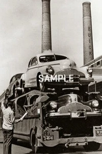 1942 Neu BUICKS ON CARRIER 4X6 Randlos FOTO - Bild 1 von 1