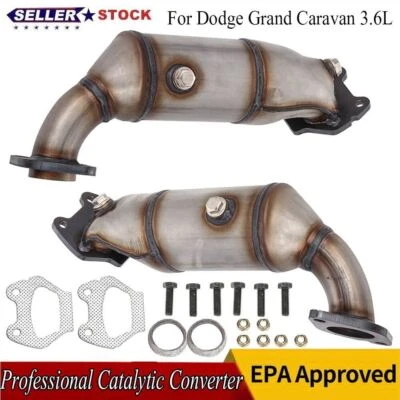 Convertidor catalítico para Dodge Grand Caravan 2011-2016 3,6 L V6 delantero izquierdo y derecho Foto 1 de 4