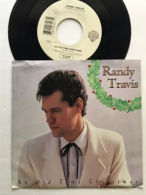 Randy Travis 45 RPM An Old Time Christmas with Photo Picture sleeve NM+M - Image 1 of 4