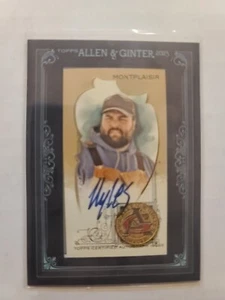 2023 Topps Allen & Ginter gerahmtes Mini-Autogramm Myles Montplaisir Podcaster 3/25 - Bild 1 von 2
