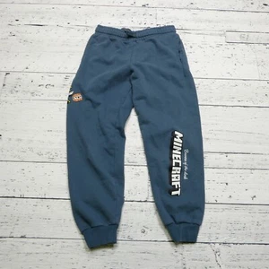 Minecraft Jogginghose Jugend Größe 10 Blau Baumwollmischung Zara Sweatpants - Bild 1 von 7