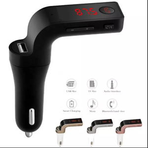 UK Car Wireless Bluetooth FM Transmitter MP3 Player USB Car Charger Adapter
