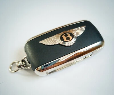 1x Replacement Remote Key Shell Case Fob for Bentley Continental GT GTC 2004-17 - Image 1 of 4