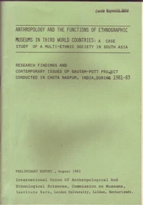 M.K. Gautam ANTHROPOLOGY AND THE FUNCTIONS OF ETHNOGRAPHIC MUSEUMS IN THIRD WORL - Picture 1 of 1
