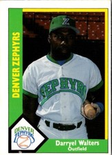 1990 CMC Darryel Walters #31 Denver Zephyrs